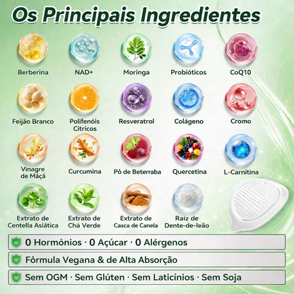 🎊𝑳𝒐𝒋𝒂 𝑶𝒇𝒊𝒄𝒊𝒂𝒍 |🌱🌱𝑮𝑳𝑶𝑹𝑬𝑵𝑫𝑨® 𝑴𝒐𝒓𝒊𝒏𝒈𝒂 · 𝑩𝒆𝒓𝒃𝒆𝒓𝒊𝒏𝒂 × 𝑵𝑨𝑫+ 𝑨𝒅𝒆𝒔𝒊𝒗𝒐 𝑨𝒗𝒂𝒏ç𝒂𝒅𝒐 𝑵𝒂𝒏𝒐 𝑴𝒊𝒄𝒓𝒐𝒏𝒆𝒆𝒅𝒍𝒆 10 𝒆𝒎 1(Apenas uma vez por dia, mudanças visíveis em 7 dias)  ✅ Para obesidade, pele flácida, diabetes, apneia do sono, problemas nas articulações e muito mais